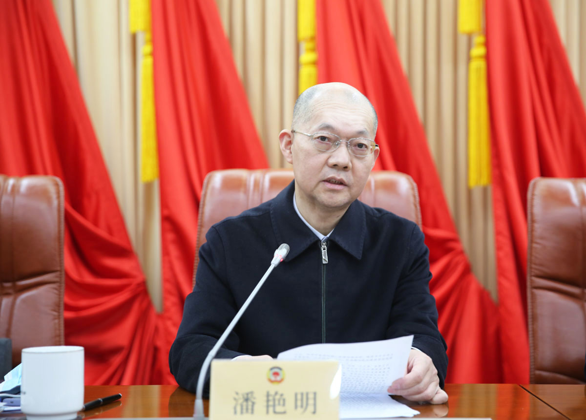 5  省紀委監(jiān)委派駐省政協(xié)機關紀檢監(jiān)察組組長、機關黨組成員潘艷明就做好2023年紀檢監(jiān)督工作提出要求.JPG